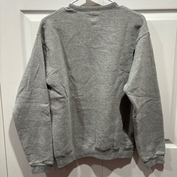 HANES Unisex Warm Gray Long Sleeve Pullover Sweater Sweatshirt Crewneck - size S - Picture 3 of 3